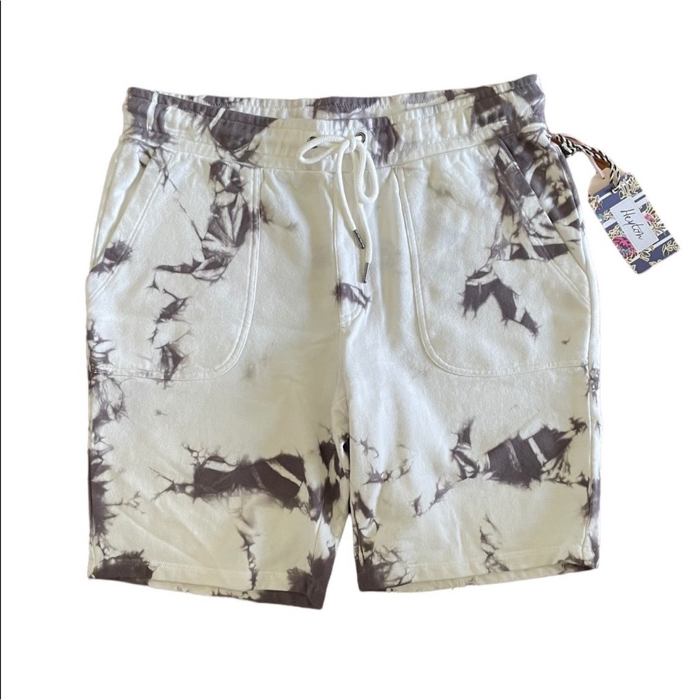 Heyton NWT casual pullon tie dye athleisure drawstring elastic waist short small
